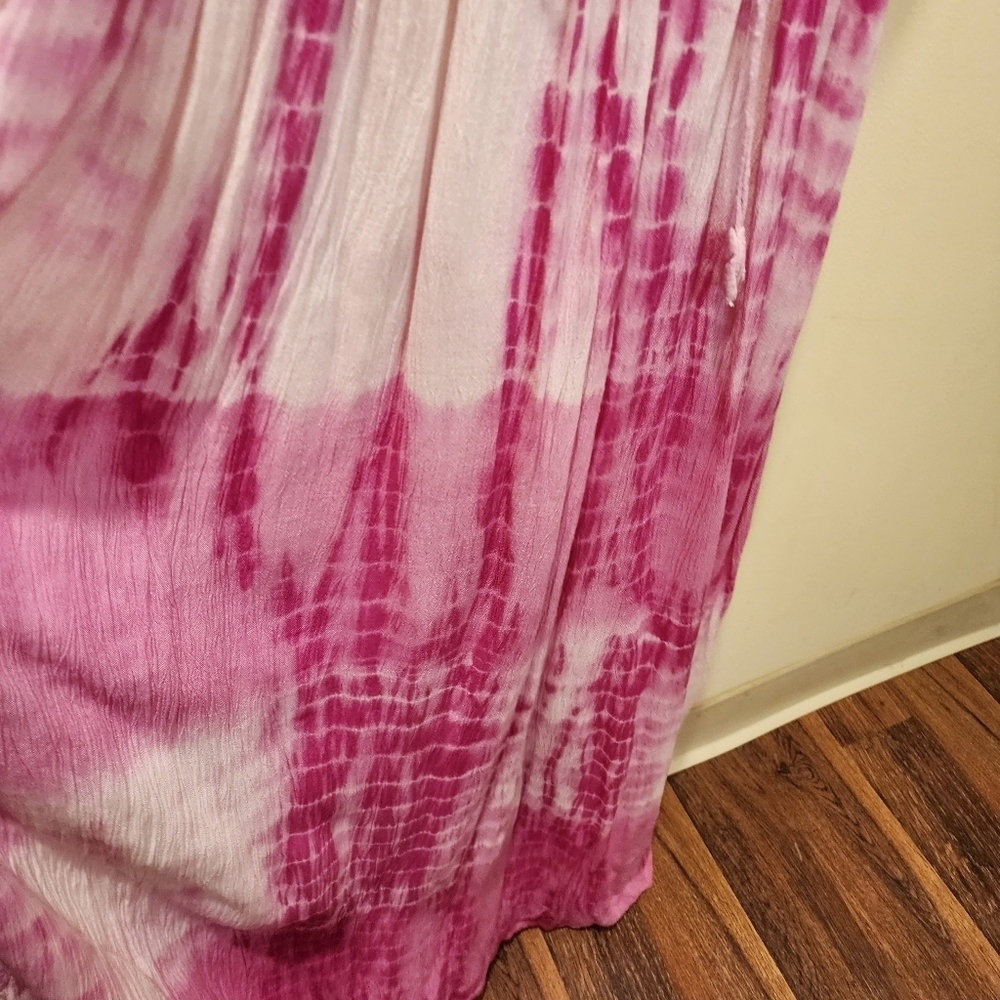 EXIST Women's Pink Tie Dye Maxi dress size M - Picture 5 of 14